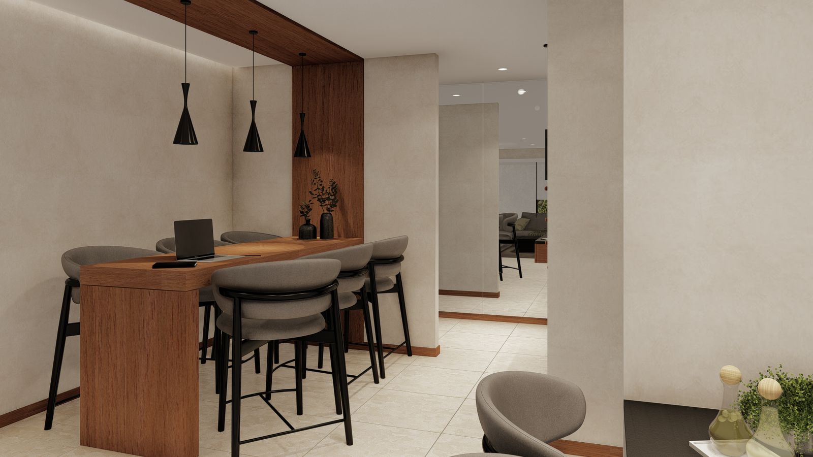 Proyecto Departamento - Render - Arquitecta Milagros Civit
