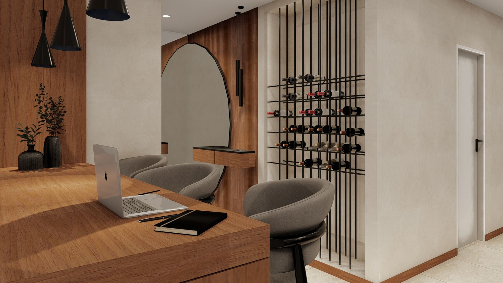 Proyecto Departamento - Render - Arquitecta Milagros Civit